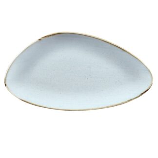 Блюдо треугольное CHEFS 35,5х18,8см, без борта, Stonecast, цвет Duck Egg Blue SDESTC351
