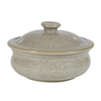 Горшок для запекания 0,43л d14см, с крышкой, Stonecast, цвет Peppercorn Grey SPGSLSPT1