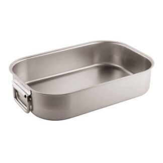 Лоток для жарки 60х35см h9см, с ручками, нерж.сталь 11941-60