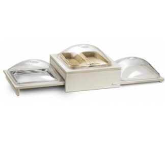 Поднос сервировочный BUFFET COMPACT 50х42см h33см, складывающийся, с крышками,  дерево 51602400