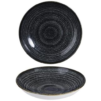 Салатник 1,14л d24,8см, без борта, цвет Charcoal Black, Studio Prints SPCBEVB91