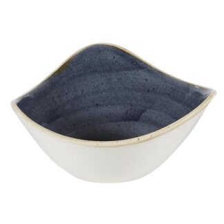 Салатник треугольный 0,26л d15,3см, без борта, Stonecast, цвет Blueberry SBBSTRB61