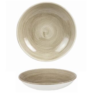 Тарелка глубокая 18,2см 0,426л, без борта, Stonecast Patina, цвет Antique Taupe PAATEVB71