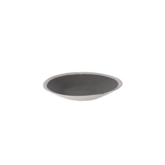 Тарелка глубокая 20см h4см, керамика, цвет ANTHRACITE, Reflets d'Argent 963598