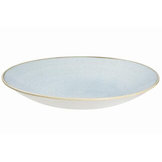 Тарелка глубокая 25,5см h3,5см, без борта, Stonecast, цвет Duck Egg Blue SDESPD251