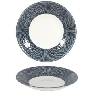 Тарелка глубокая 28,1см h3,7см, без борта, Bamboo, цвет Mist MBBALD271
