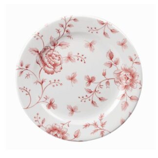 Тарелка мелкая 17см Vintage Prints, цвет Cranberry Rose Chintz RCCVP651