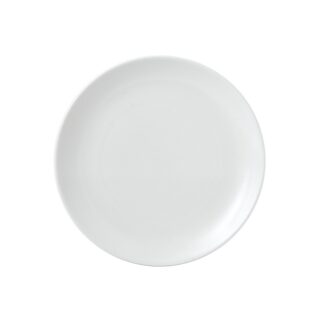 Тарелка мелкая 21,7см, без борта, Vellum, цвет White полуматовый WHVMEVP81
