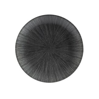 Тарелка мелкая 21,7см, без борта, цвет Agano Black, Studio Prints AGBLEVP81