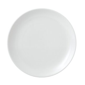 Тарелка мелкая 26см, без борта, Vellum, цвет White полуматовый WHVMEV101