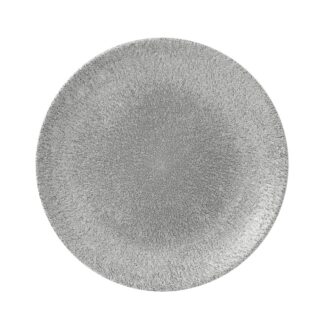 Тарелка мелкая 26см, без борта, цвет Raku Jasper Grey, Studio Prints RKGJEV101