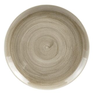 Тарелка мелкая 28,8см, без борта, Stonecast Patina, цвет Antique Taupe PAATEV111