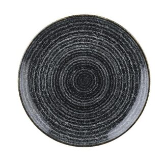 Тарелка мелкая 28,8см, без борта, цвет Charcoal Black, Studio Prints SPCBEV111