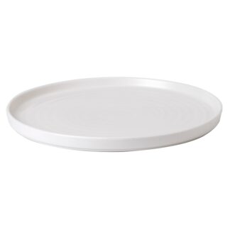 Тарелка мелкая CHEFS Walled d21см h2см, с прямым бортом, Vellum, цвет White полуматовый WHVMWP211