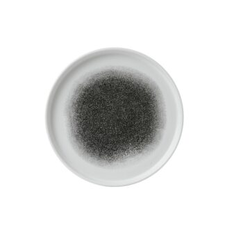Тарелка мелкая CHEFS 21х2см, с прямым бортом, цвет Raku Quartz Black, Studio Prints RKBQWP211
