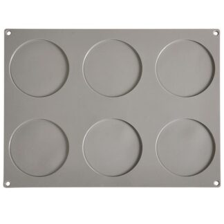 Форма силиконовая "Gourmand Диск" d110мм h3,5мм, 33мл, 6 ячеек GG003S
