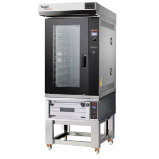 ПЕЧЬ КОНВЕКЦИОННАЯ С ПОДОМ НА ПОДСТАВКЕ БЕЗ НАПРАВЛЯЮЩИХ APACH BAKERY LINE K10TLHSE DP+E218PA