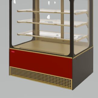 ВИТРИНА КОНДИТЕРСКАЯ KAYMAN KВК-1300М КВАДРО ЗОЛОТО