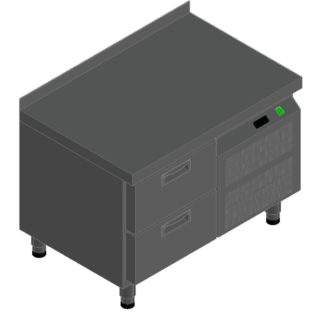 СТОЛ С ОХЛАЖД.ШКАФОМ HICOLD SN 2/TN LT