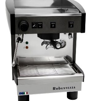 КОФЕМАШИНА ПОЛУАВТОМАТ ROBUSTEZZA ST1M/ ЧЕРНАЯ+ВЫСОКАЯ ГРУППА 1Ф
