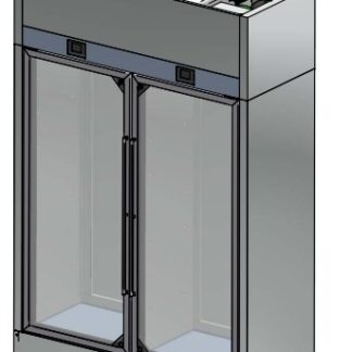 ШКАФ ВИННЫЙ ENOFRIGO WINE LIBRARY 20 WALL 2P H2200 VT ЧЕРНЫЙ + ПОЛКИ R