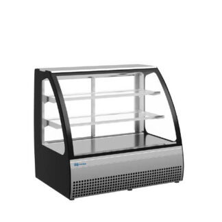 ВИТРИНА КОНДИТЕРСКАЯ KAYMAN KВК-950М НАСТОЛЬНАЯ ЛЮКС СЕРЫЙ МАТОВЫЙ