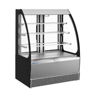 ВИТРИНА КОНДИТЕРСКАЯ KAYMAN KВК-950М ОТКРЫТАЯ ЛЮКС ЧЕРНЫЙ
