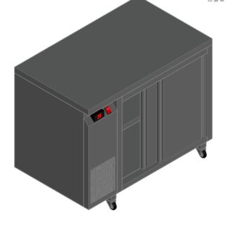 СТОЛ С ТЕПЛОВЫМ ШКАФОМ HICOLD TS 10 SN O М НА КОЛЕСАХ