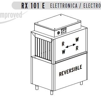 МАШИНА ПОСУДОМОЕЧНАЯ DIHR RX 101 E SX+XP+2LC73