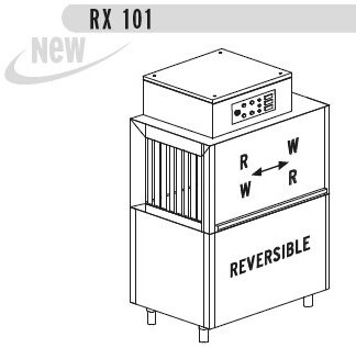 МАШИНА ПОСУДОМОЕЧНАЯ DIHR RX 101 E+DDE+2LC73