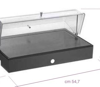 Крышка Roll-Top GN 1/1 53х32,5см, поликарбонат 97150856