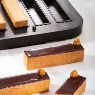 Форма для выпечки  ""Эклер" 120x30x30 mm, 14 ячеек, для аппарата Cookmatic PIASTRACHOUX03