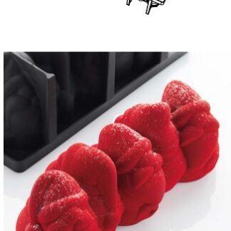 Форма для пирожных 3D "Santa Log" 254x103xh100 mm, 1300 ml, силикон KE084S