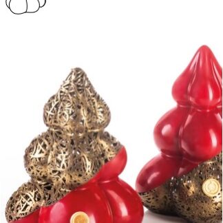 Форма д/шок. 3D "Blob Tree" d155мм h200мм, 250гр, 2 двойные формы, пластик KT206