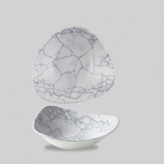 Салатник треугольный 0,60л d23,5см, без борта, цвет Kintsugi Pearl Grey, Studio Prints KTPGTRB91