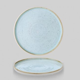 Тарелка мелкая d26см h2см с прямым бортом, Chefs Plate, Stonecast Duck Egg Blue SDESWP261