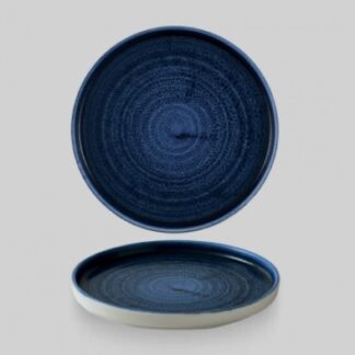 Тарелка мелкая d26см h2см с прямым бортом, Chefs Plate, Stonecast Plume Ultramarine PLULWP261