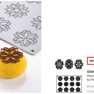 Форма силиконовая "Mandala" d 55xh2mm 12 ячеек GG063