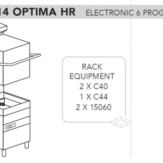 МАШИНА ПОСУДОМОЕЧНАЯ DIHR HT 14 OPTIMA HR DA