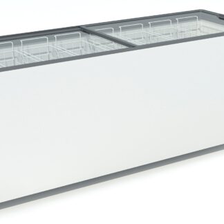 ЛАРЬ МОРОЗИЛЬНЫЙ FROSTOR F 700 С ПРЯМОЕ СТЕКЛО СЕРЫЙ (ПРОПАН)
