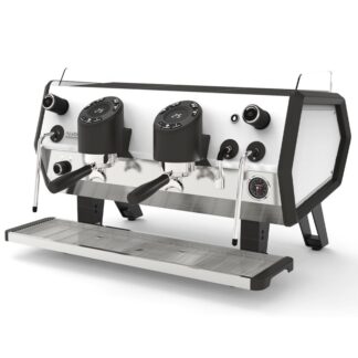 Кофемашина Sanremo D8 2 высокие гр, Cold Touch+Экономайзер, белая/черная
