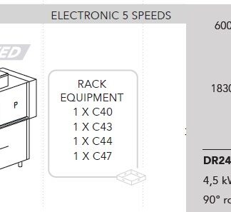 МАШИНА ПОСУДОМОЕЧНАЯ DIHR RX 164 E DX+DR24+DDE+XP