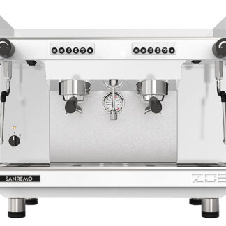 Кофемашина Sanremo Zoe SED (автомат) 2 высокие гр. белая