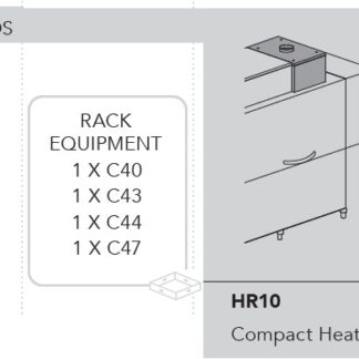 МАШИНА ПОСУДОМОЕЧНАЯ DIHR RX 144 E DX+DDE+HR10+DR69