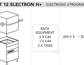 МАШИНА ПОСУДОМОЕЧНАЯ DIHR HT 12 ELECTRON PLUS H+СПЕЦ. НОЖКИ МОРСКАЯ ВЕРСИЯ 400В/3Ф/50ГЦ БЕЗ НЕЙТР+XP