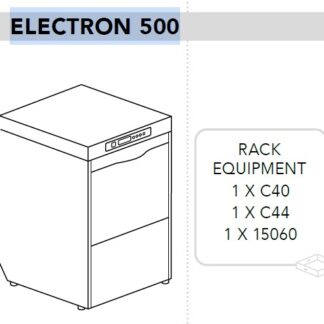 МАШИНА ПОСУДОМОЕЧНАЯ DIHR ELECTRON 500 МОРСК.ВЕР.380В/3Ф/50ГЦ БЕЗ НЕЙТР.+СПЕЦ.НОЖКИ