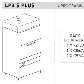 МАШИНА КОТЛОМОЕЧНАЯ DIHR LP3 S PLUS ELETTRONICA+XP+DDE
