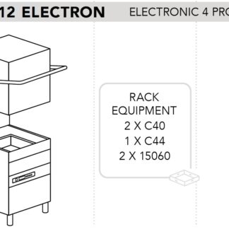 МАШИНА ПОСУДОМОЕЧНАЯ DIHR HT 12 ELECTRON+PS+СПЕЦ. НОЖКИ МОРСКАЯ ВЕРСИЯ 220В/60ГЦ/3Ф БЕЗ НЕЙТРАЛИ