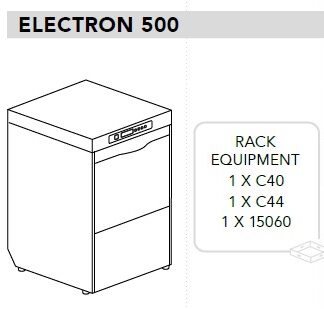 МАШИНА ПОСУДОМОЕЧНАЯ DIHR ELECTRON 500+XP+PS СПЕЦ. ТЕМПЕРАТУРА