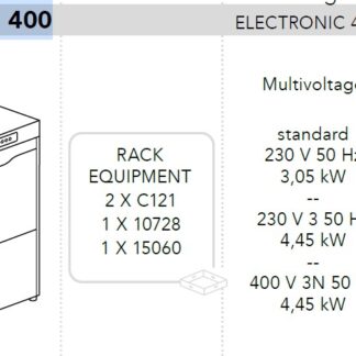 МАШИНА ПОСУДОМОЕЧНАЯ DIHR ELECTRON 400